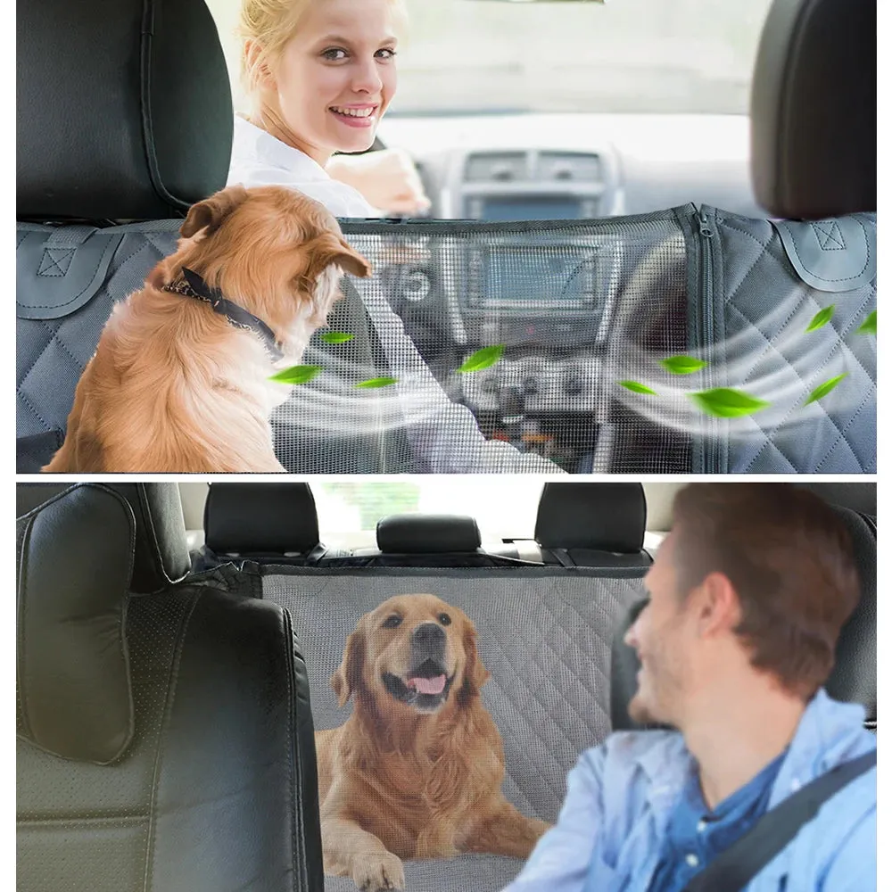 AiroPaws™ Dog Car Seat Cover | Waterproof Pet Travel Dog Carrier Hammock | Rear Back Seat Protector Mat | Safety Carrier for Dogs | Alo Trendy