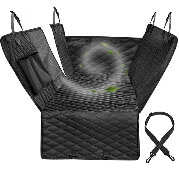 AiroPaws™ Dog Car Seat Cover | Waterproof Pet Travel Dog Carrier Hammock | Rear Back Seat Protector Mat | Safety Carrier for Dogs | Alo Trendy
