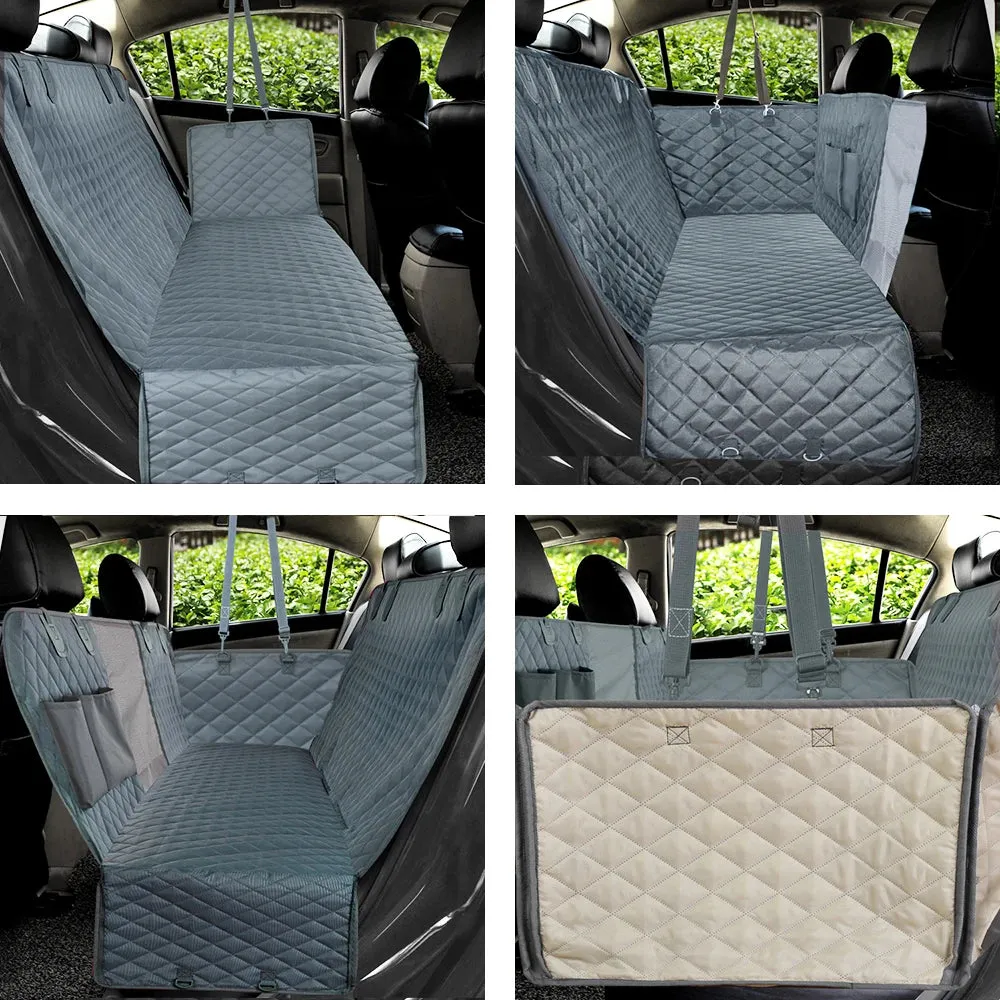 AiroPaws™ Dog Car Seat Cover | Waterproof Pet Travel Dog Carrier Hammock | Rear Back Seat Protector Mat | Safety Carrier for Dogs | Alo Trendy