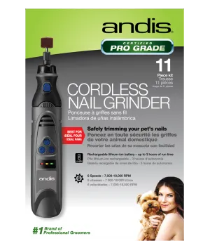 Andis Cordless Nail Grinder 11pc Kit
