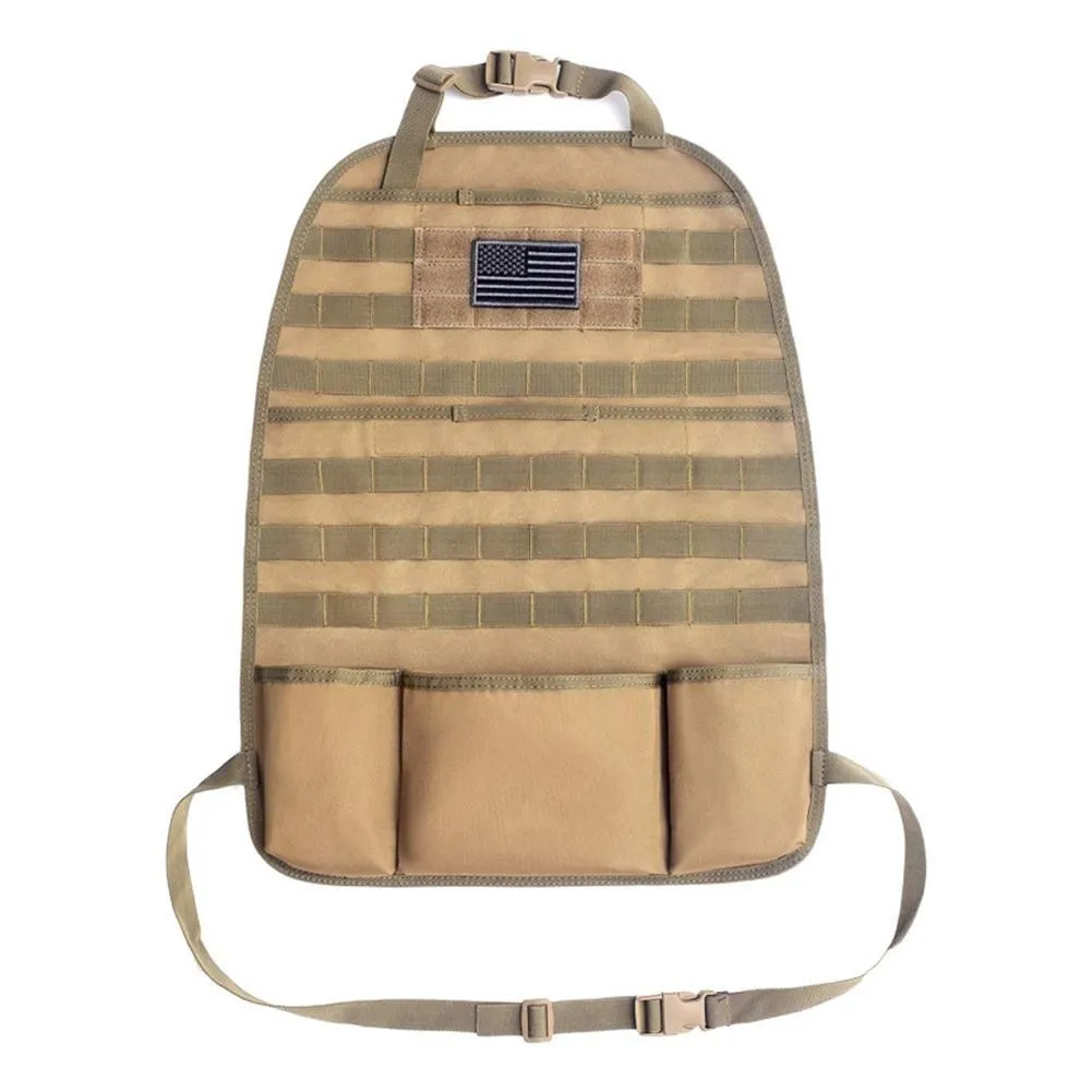 Back Seat Organizer Tactical Accessories, Storage Bag Military Seat Cover Bag