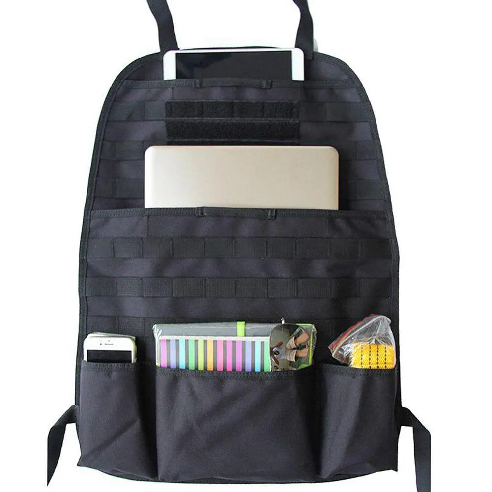 Back Seat Organizer Tactical Accessories, Storage Bag Military Seat Cover Bag
