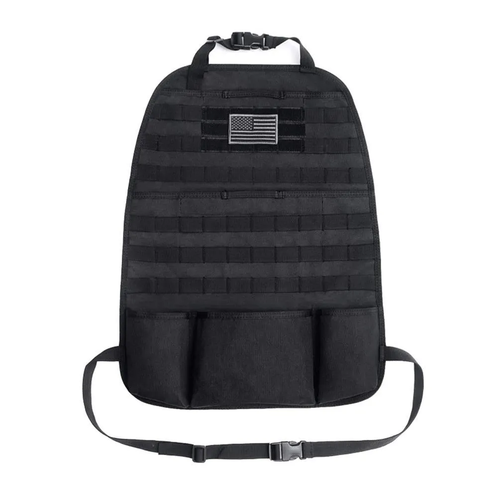Back Seat Organizer Tactical Accessories, Storage Bag Military Seat Cover Bag