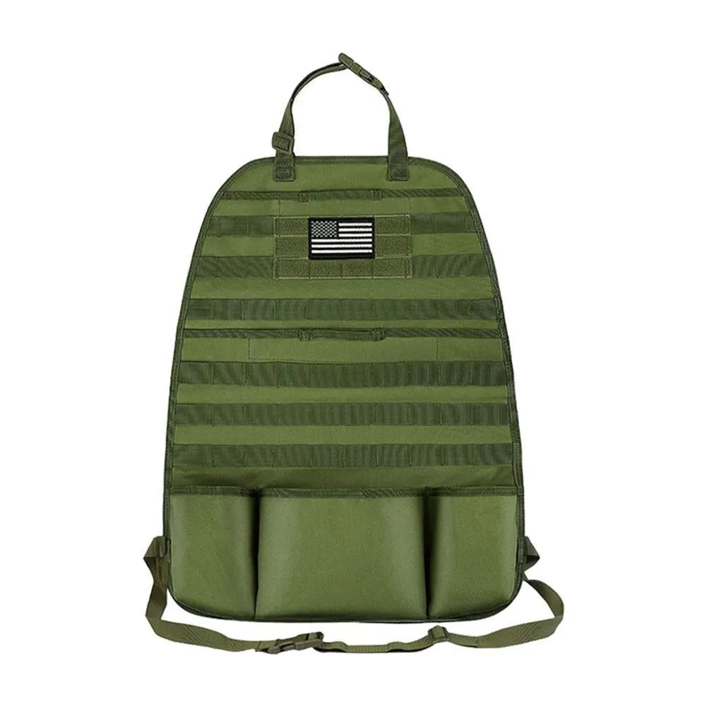Back Seat Organizer Tactical Accessories, Storage Bag Military Seat Cover Bag
