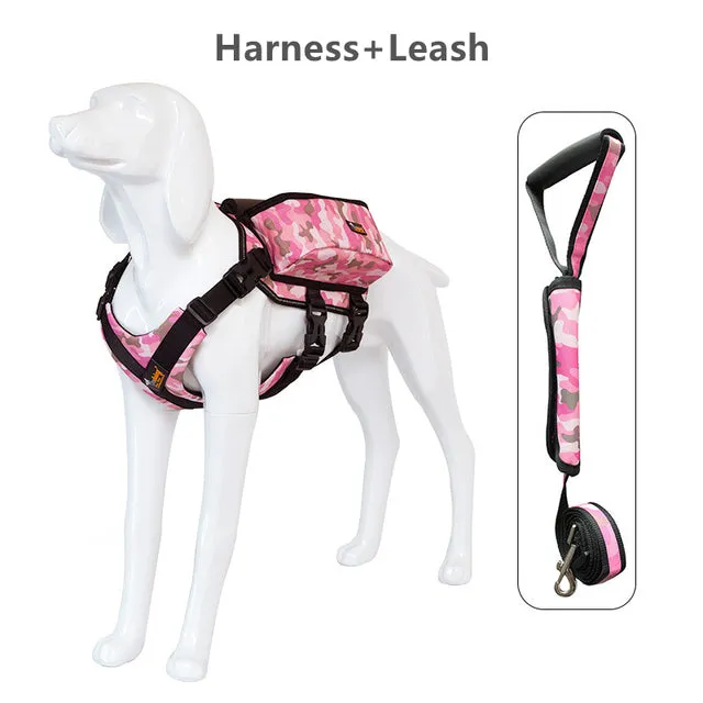 Big Dog Harness Tactical with Treat Bag