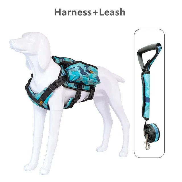 Big Dog Harness Tactical with Treat Bag