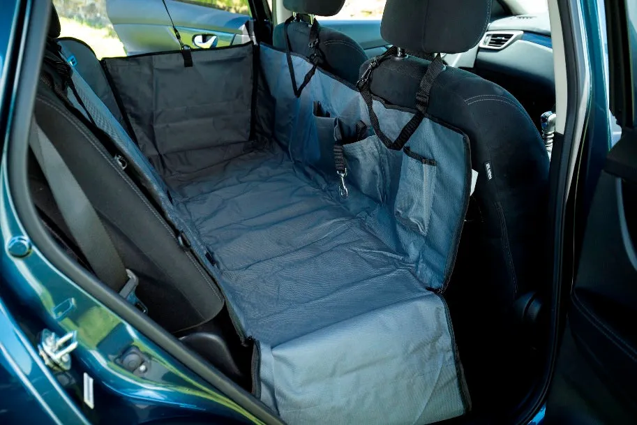 Car Seat Protector & Hammock with pockets for Dogs
