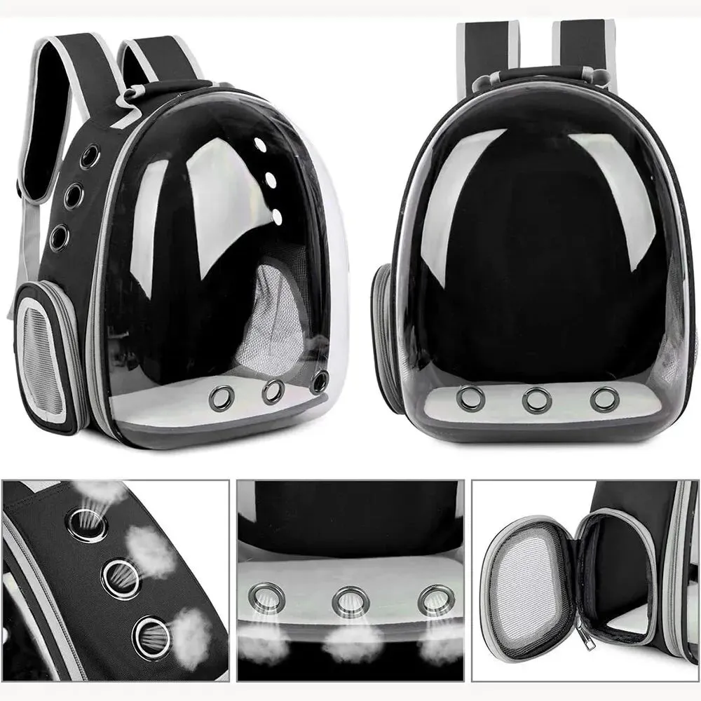 Cat Transparent Capsule Carrier Backpack Bubble Breathable Travel Carrier for Pets