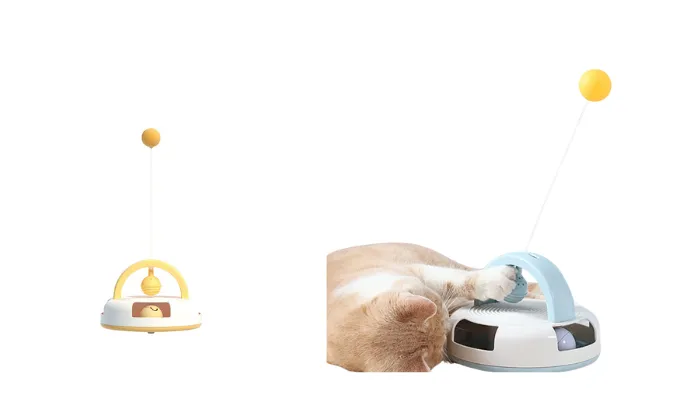 Cat Turntable Feather Toy