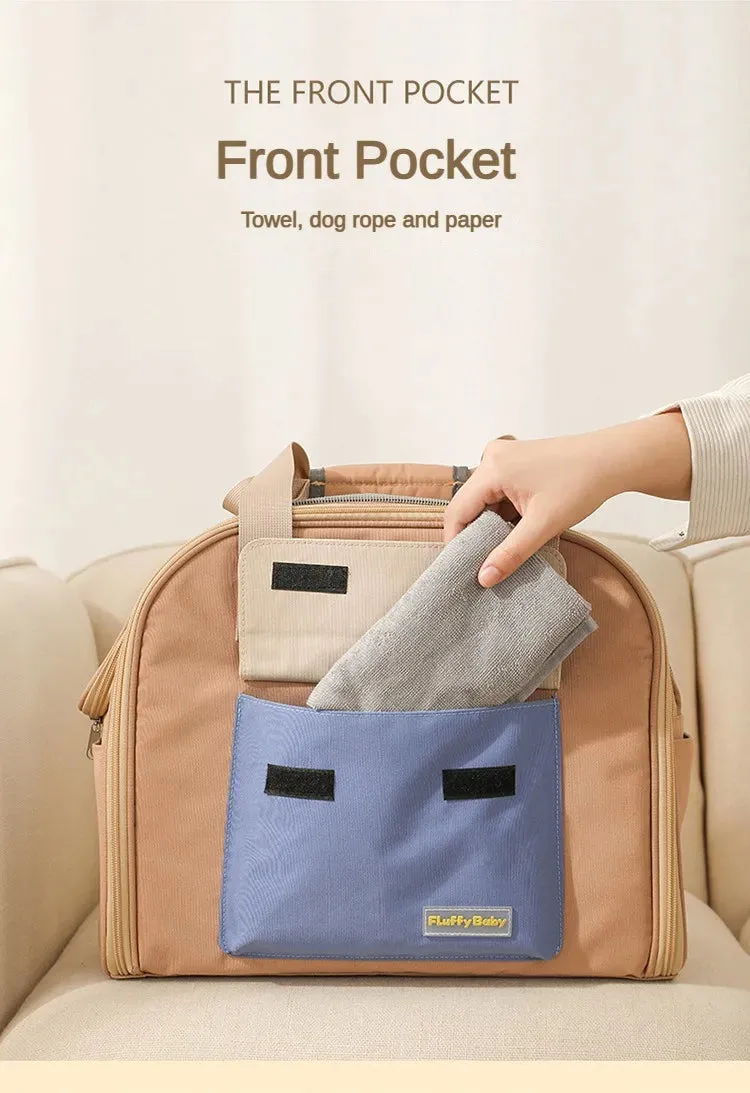 Compact & Breathable Pet Carrier Backpack for Small Dogs and Cats
