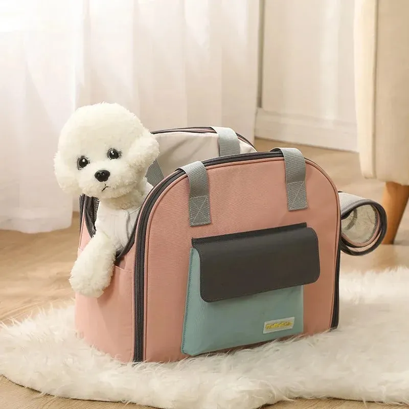Compact & Breathable Pet Carrier Backpack for Small Dogs and Cats