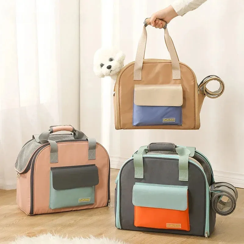 Compact & Breathable Pet Carrier Backpack for Small Dogs and Cats