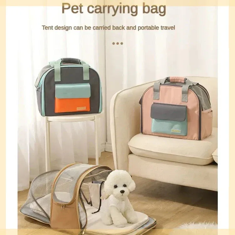 Compact & Breathable Pet Carrier Backpack for Small Dogs and Cats