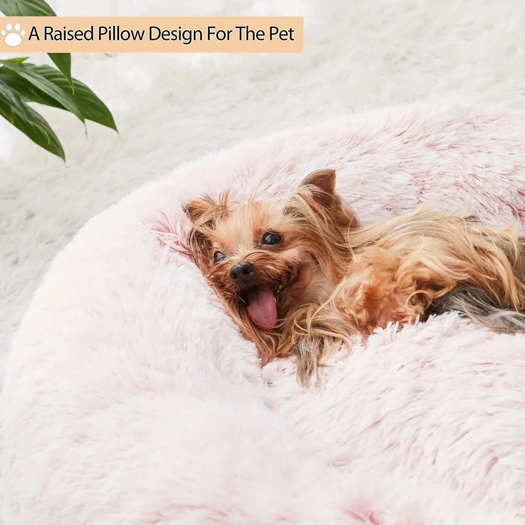 Cozy Anti-Anxiety Donut Cuddler Bed