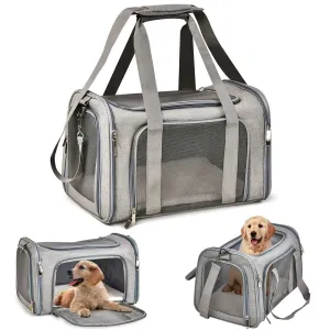 Deluxe Pet Carrier Bag for Cats and Dogs