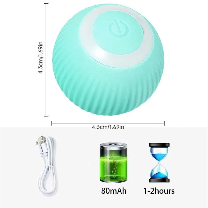 Electric Interactive Rolling Ball Toy for Cats - Endless Playtime Adventure