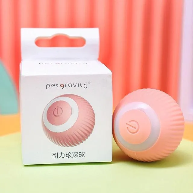 Electric Interactive Rolling Ball Toy for Cats - Endless Playtime Adventure