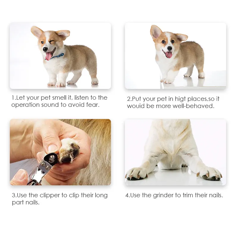 Electric Rechargeable Pet Nail Grinder