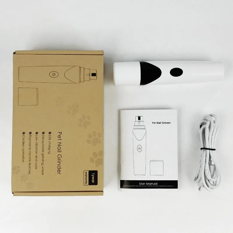 Electric Rechargeable Pet Nail Grinder