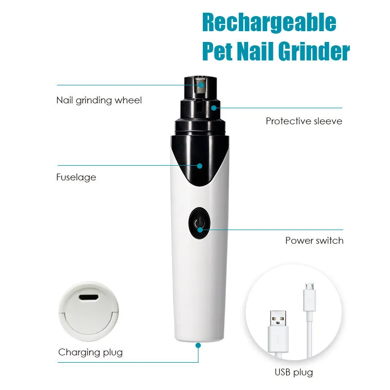 Electric Rechargeable Pet Nail Grinder