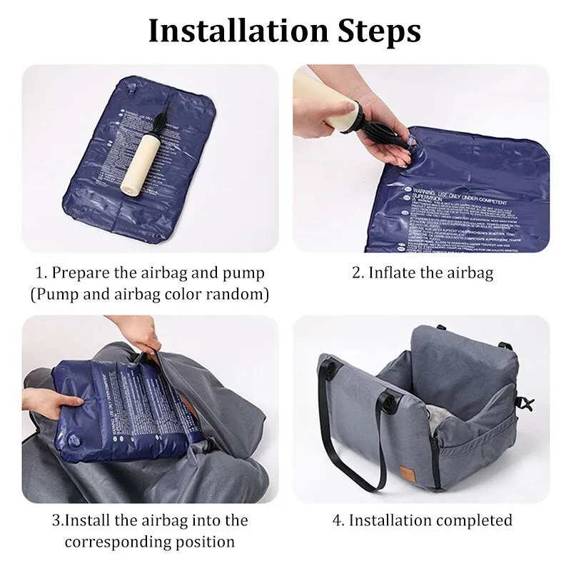 Frenchie Car Seat Travel Carrying Bed - Comfort on the Go