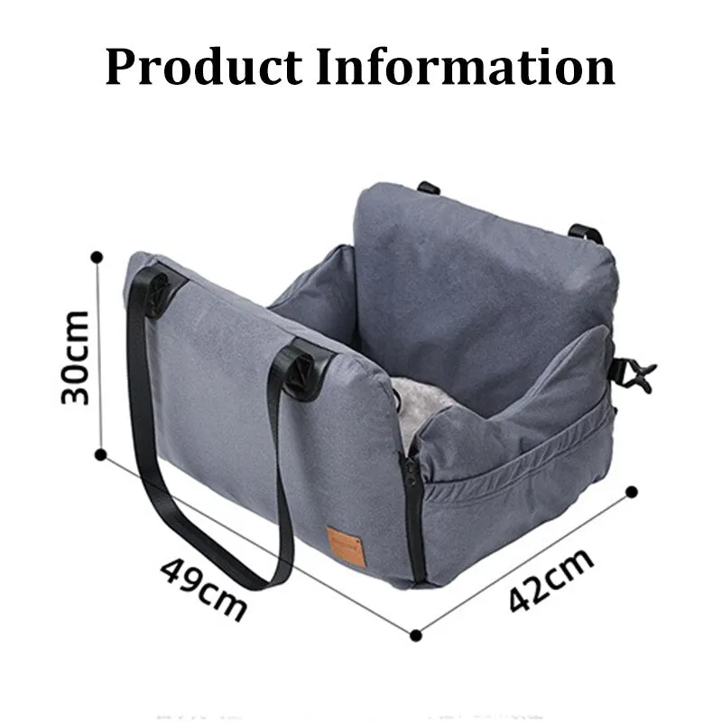 Frenchie Car Seat Travel Carrying Bed - Comfort on the Go