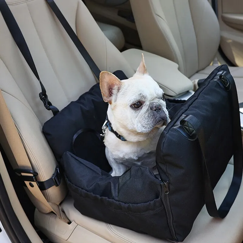 Frenchie Car Seat Travel Carrying Bed - Comfort on the Go