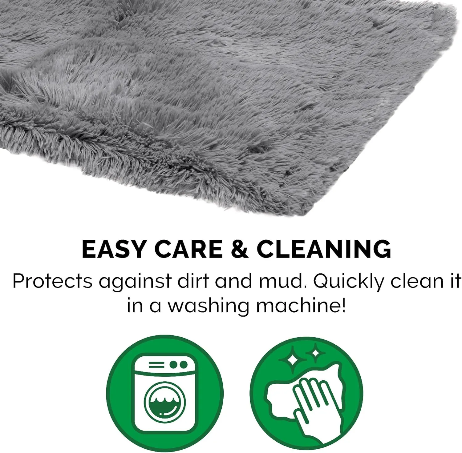 Furhaven Waterproof Throw Blanket for Dogs & Indoor Cats, Washable - Shaggy Plush Calming Long Faux Fur & Velvet Dog Blanket - Gray, Extra Large/XL