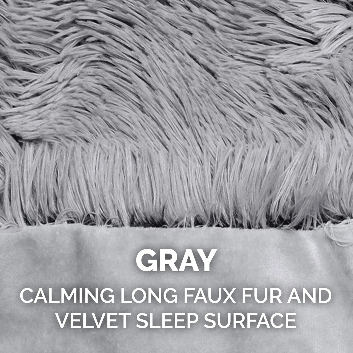 Furhaven Waterproof Throw Blanket for Dogs & Indoor Cats, Washable - Shaggy Plush Calming Long Faux Fur & Velvet Dog Blanket - Gray, Extra Large/XL