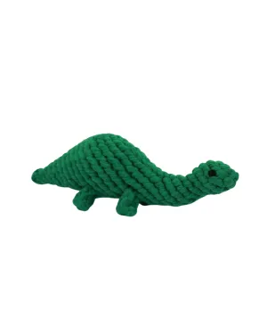 Green Dinosaur Rope Dog Toy