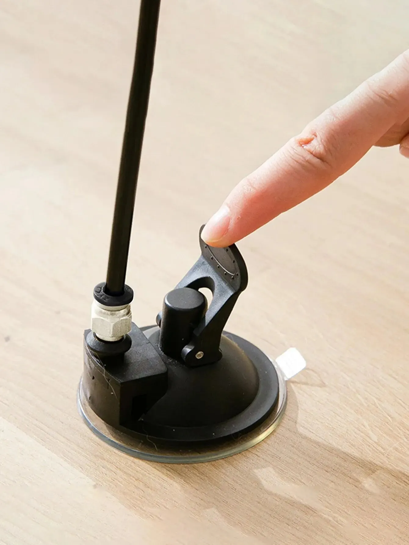 Interactive Cat Toy with Suction Cup, Feather, and Bell