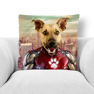 IRON MUTT - CUSTOM PET PORTRAIT THROW PILLOW