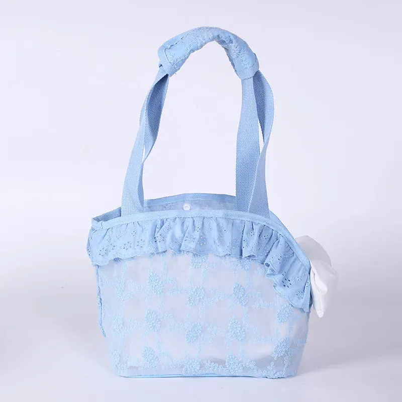 Lace Handheld Cat and Dog Travel Bag