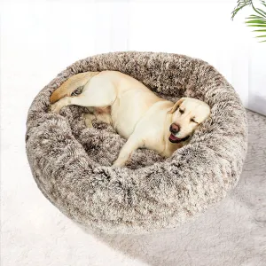 LARGE Dog Beds Replacement Cover Calming - Brown