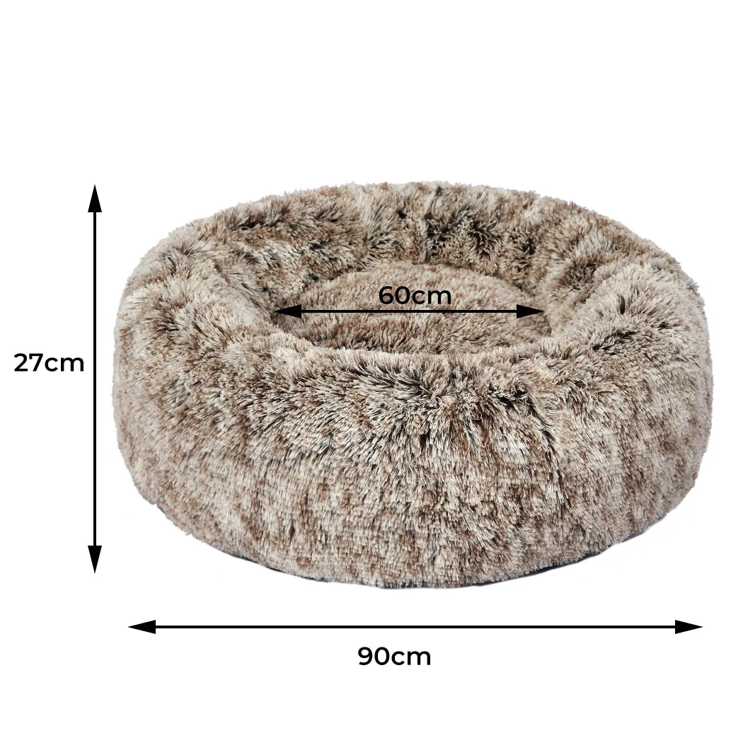 LARGE Dog Beds Replacement Cover Calming - Brown