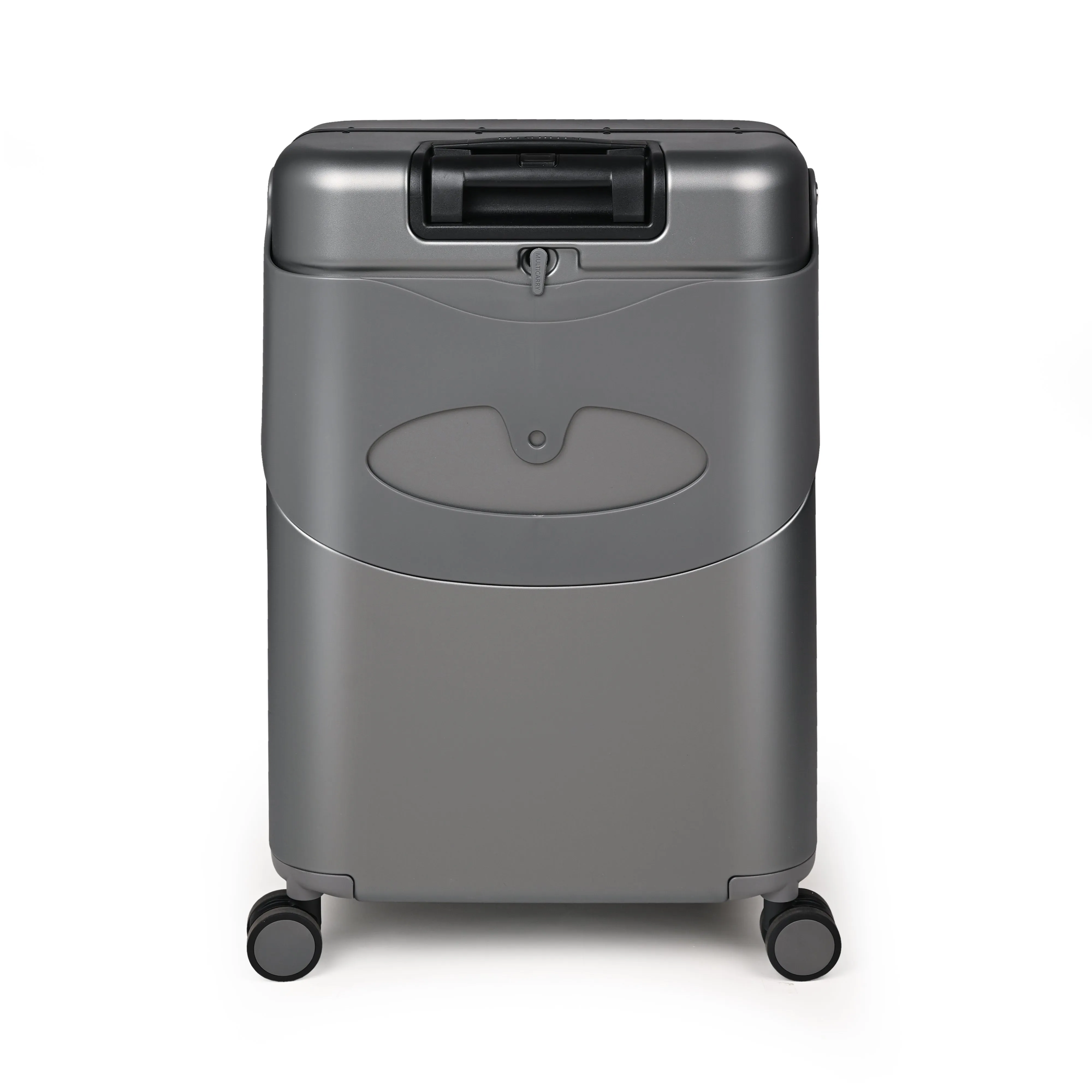 Miamily Charcoal Grey Ride on Trolley Check-In Luggage 24 inches