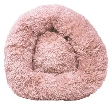 'Nestler' High-Grade Plush and Soft Rounded Dog Bed