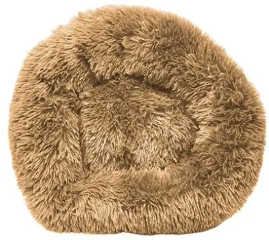 'Nestler' High-Grade Plush and Soft Rounded Dog Bed