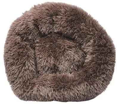 'Nestler' High-Grade Plush and Soft Rounded Dog Bed
