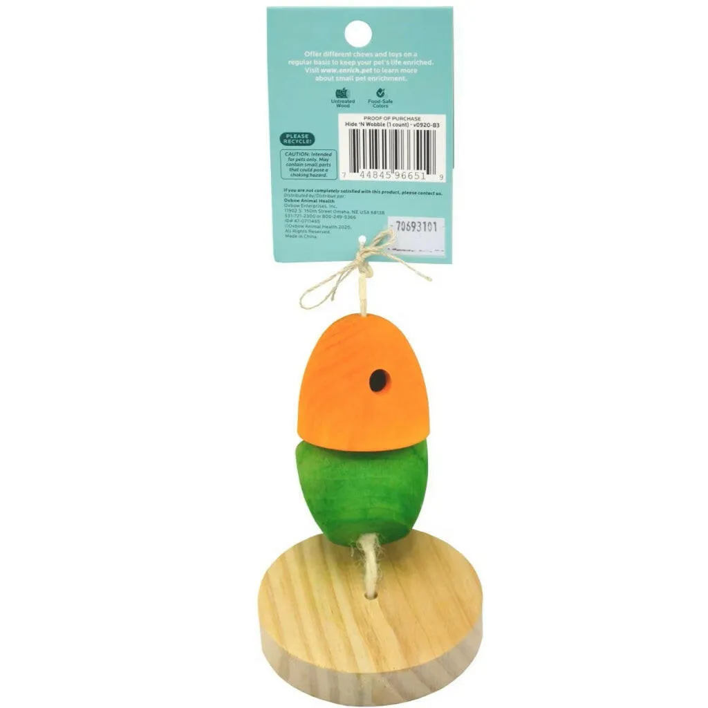 Oxbow Enriched Life Hide 'n Wobble Toy For Small Animals