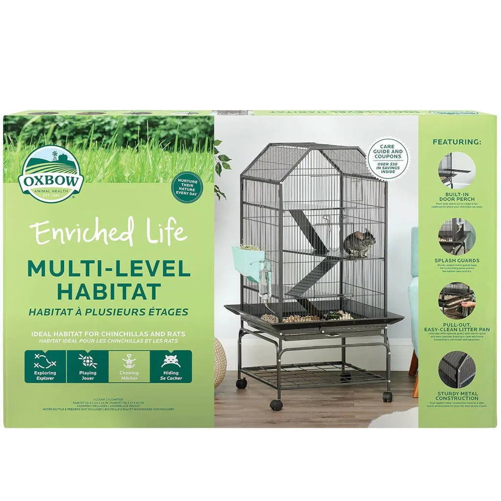 Oxbow Enriched Life Multi-Level Habitat For Small Animals