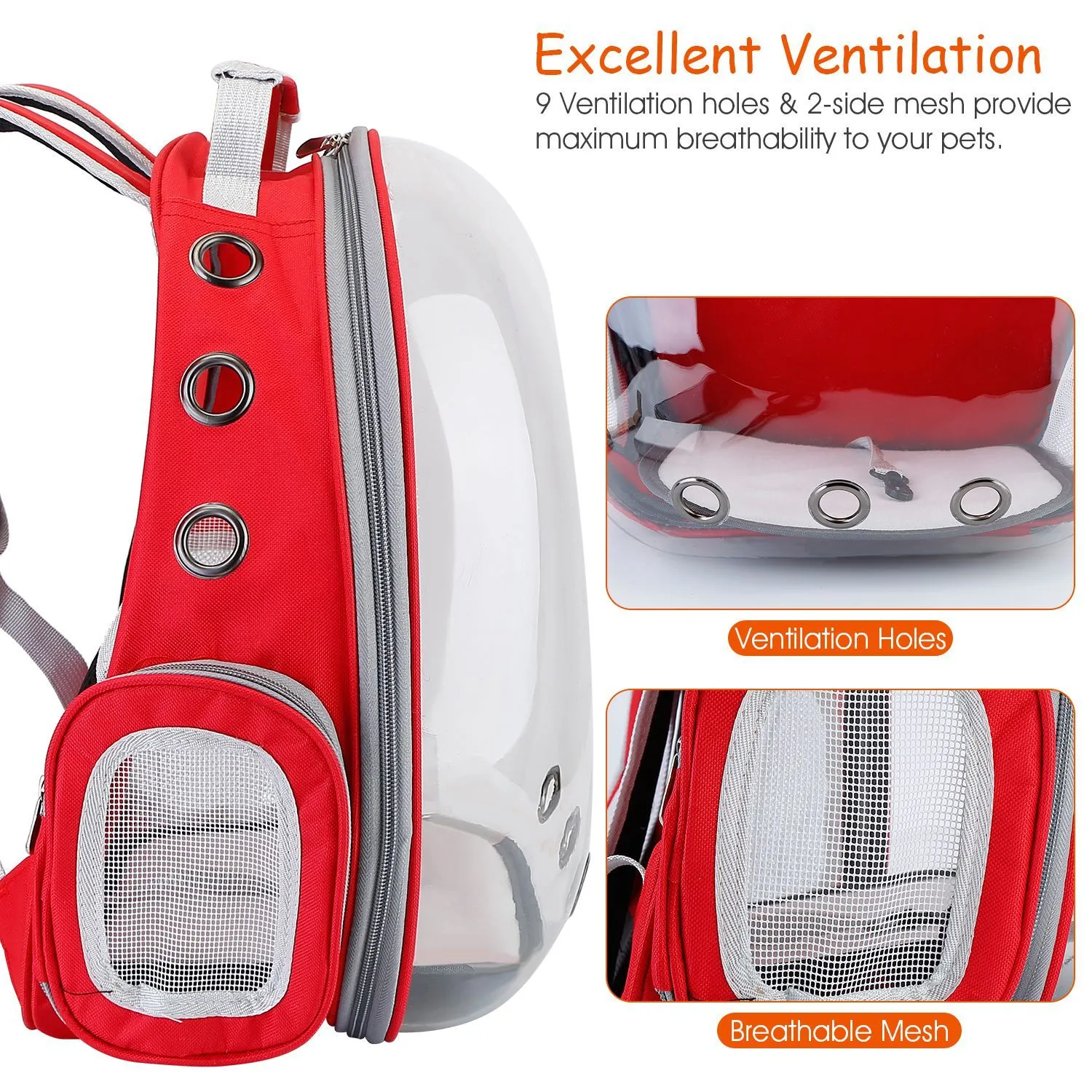 Pet Carrier Ventilate Backpack