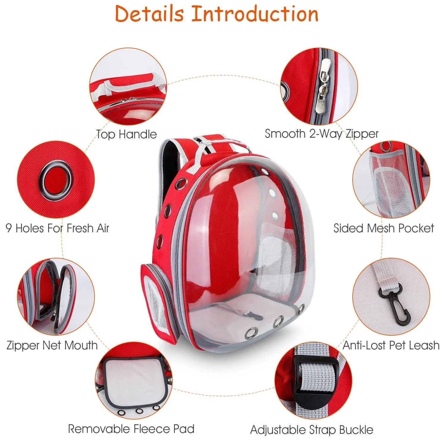 Pet Carrier Ventilate Backpack