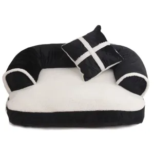 Plush Dog Sofa - Soft Pet Bed - Anti Anxiety