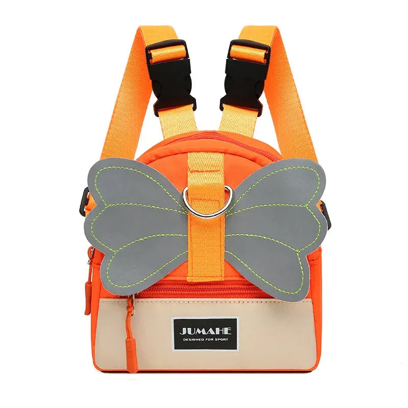 Polyester Backpack with Harness Pull Bag for Pet Dogs | Adjustable Shoulder Strap | Different Sizes for Pets with Harness Leash