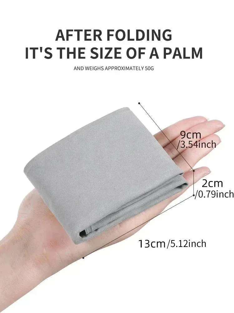 Portable Fold Inflatable Air Pillow Outdoor Travel Sleeping Camping PVC Neck Stretcher Backrest Plane Comfortable Pillow