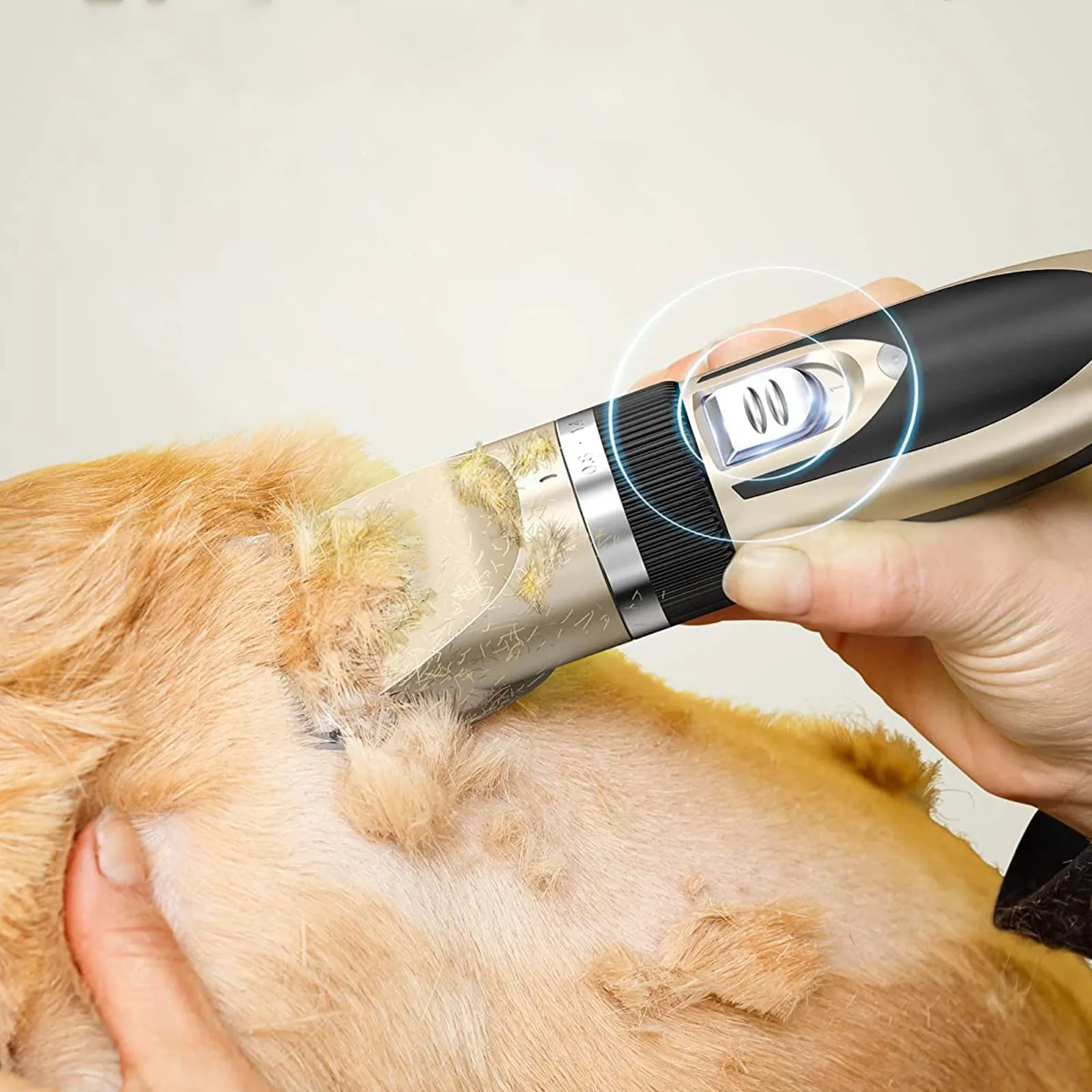 Rechargeable Cordless Dogs Cats Horse Grooming Clippers - Professional Pet Hair Clippers with Comb Guides for Dogs Cats Horses and Other House Animals Pet Grooming Kit