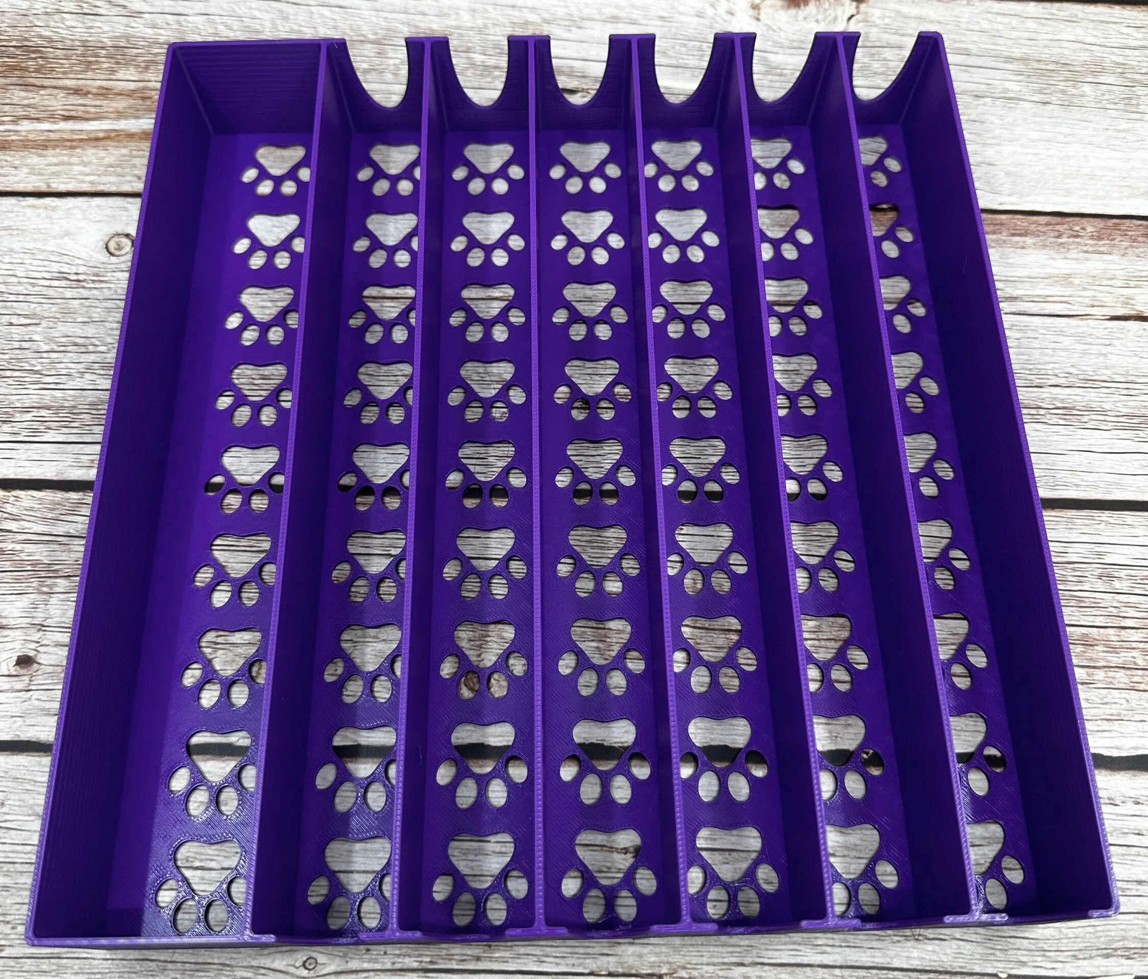 The Pharaoh Hound - Large Curved Lay Flat Dog Grooming Scissor Holder | Holds 7 |
