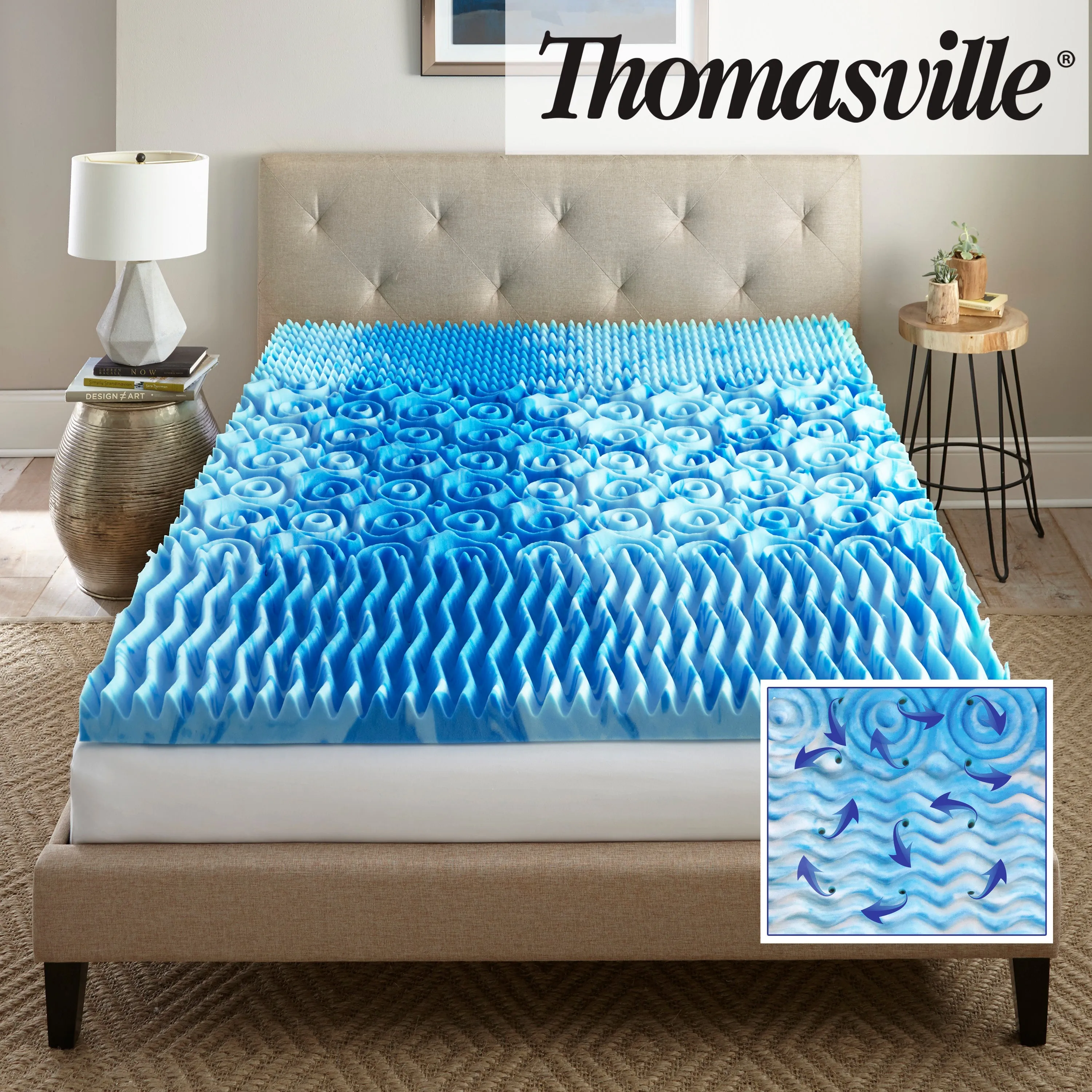 Thomasville® 2" Gellux® Mattress Topper