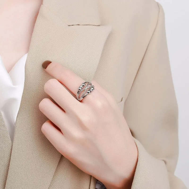 Trend4us Anti Anxiety Fidget Ring